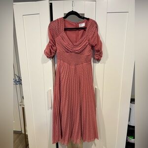 WORN ONCE - ASOS Pink Pleated Dress